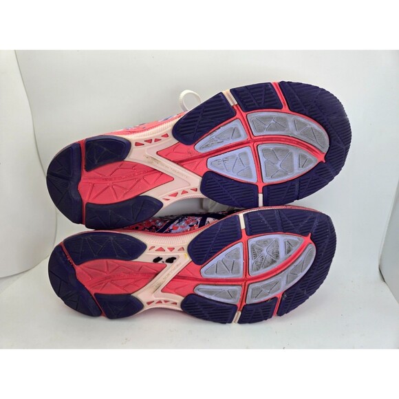 Asics Gel-Noosa Tri 12 Shoes Women's 8 Pink Running Athletic Workout Sneakers - Picture 7 of 8